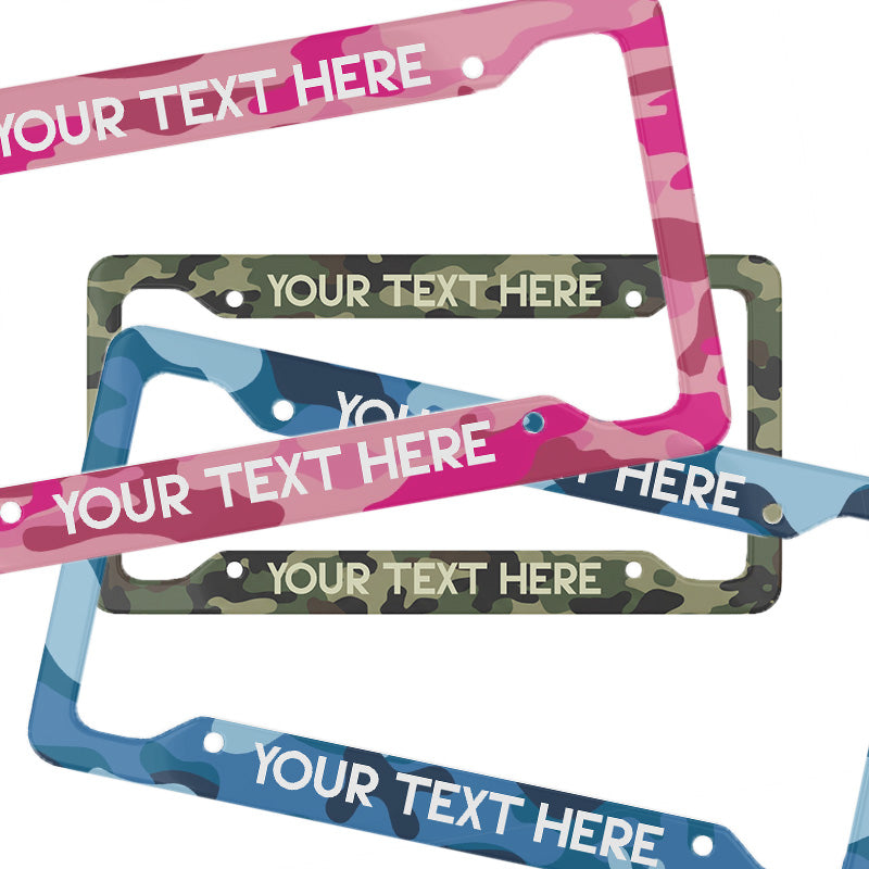 Camo & Tactical License Plate Frames