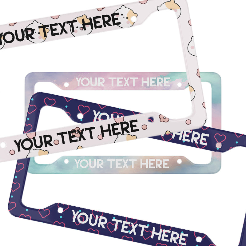 Cute & Kawaii License plate frame